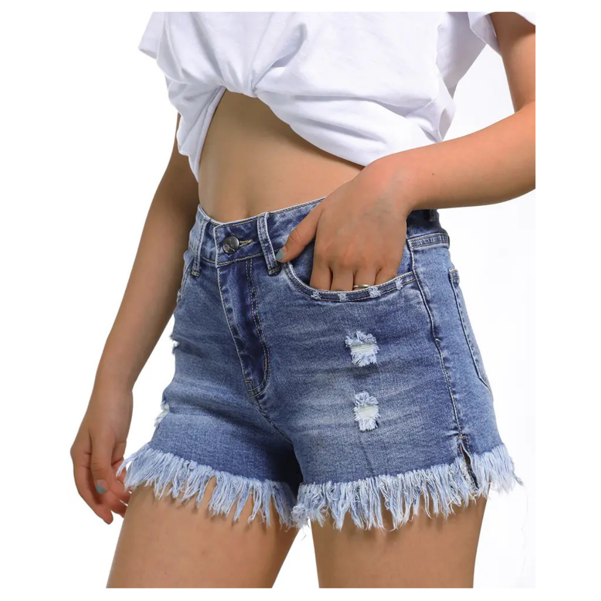 Combo Pack: 2 Women's Denim Shorts