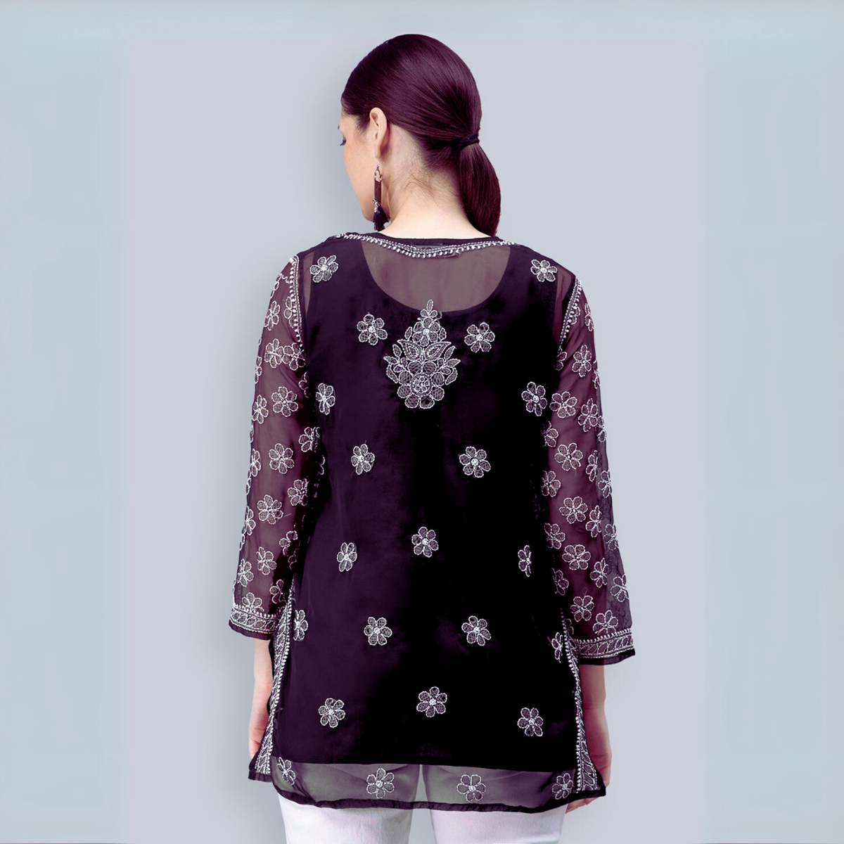 2-Pack Cotton Short Kurtis | Summer Cotton Bliss | 3/4 Sleeve