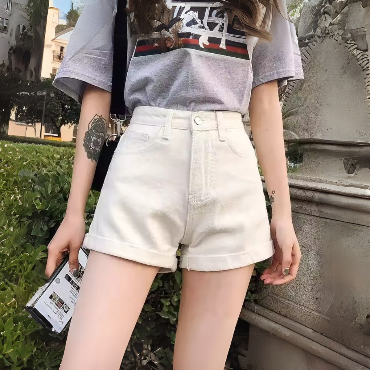 Combo Pack: 2 Women's Denim Shorts