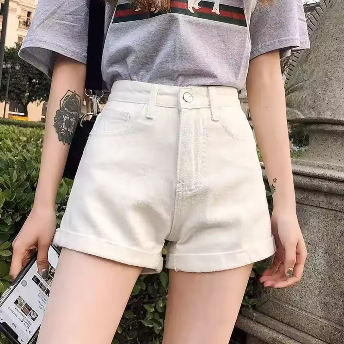 Combo Pack: 2 Women's Denim Shorts