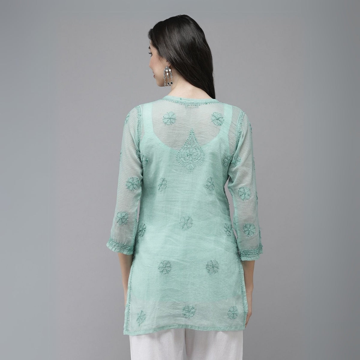 2-Pack Cotton Short Kurtis | Summer Cotton Bliss | 3/4 Sleeve