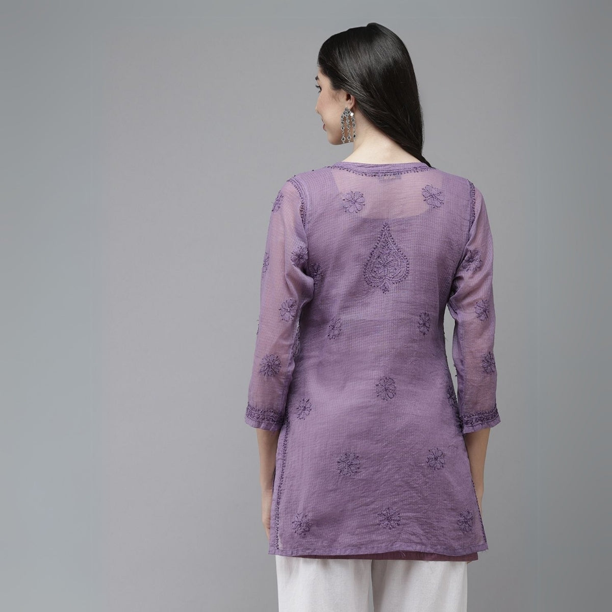 2-Pack Cotton Short Kurtis | Summer Cotton Bliss | 3/4 Sleeve