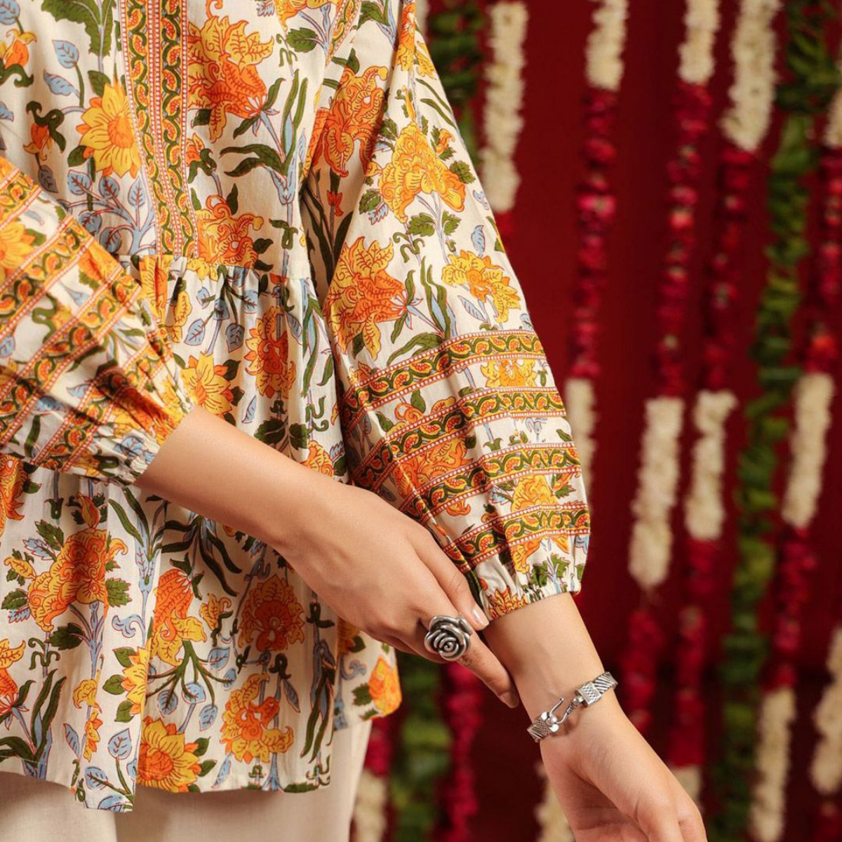 2-Pack Cotton Short Kurtis | Summer Cotton Bliss | 3/4 Sleeve
