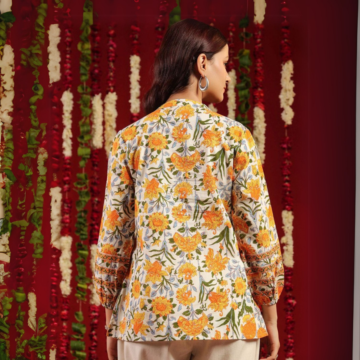 2-Pack Cotton Short Kurtis | Summer Cotton Bliss | 3/4 Sleeve