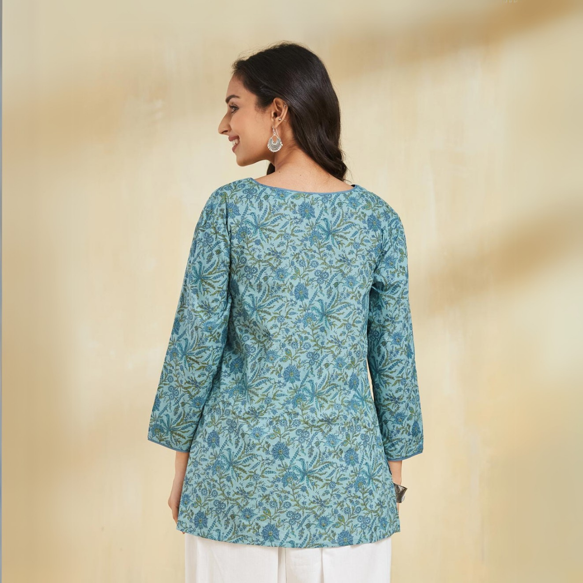 3 Combo Pack Cotton Short Kurtis | Summer Cotton Bliss | 3/4 Sleeve
