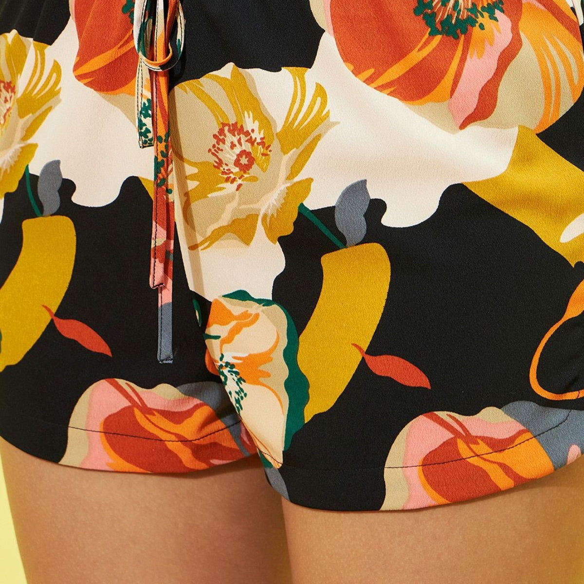 Gorgeous Floral Print Shorts for Women - Regular Fit Cotto