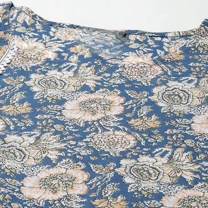 2-Pack Cotton Short Kurtis | Summer Cotton Bliss | 3/4 Sleeve