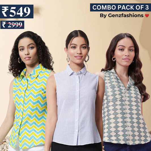 Essential 3-Pack Sleeveless Shirts for Women – Comfort Meets Style