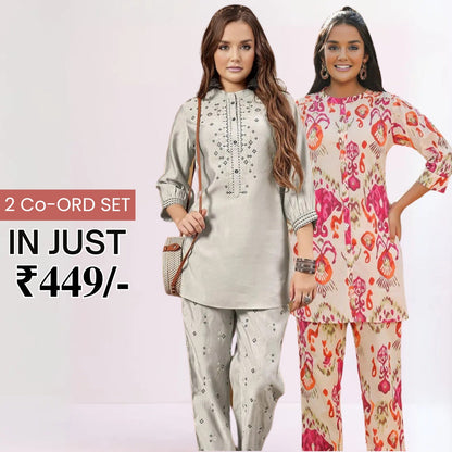 2-Pack Combo Double the Style with Our Co-Ord Set