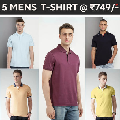 5-Pack Style with a of Premium T-Shirts for Men