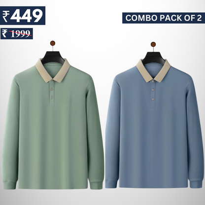 Pack of 2 polo T- Shirts Classic Comfort : For Every Occasion