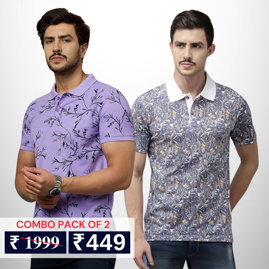Pack of 2 polo T- Shirts Classic Comfort : For Every Occasion