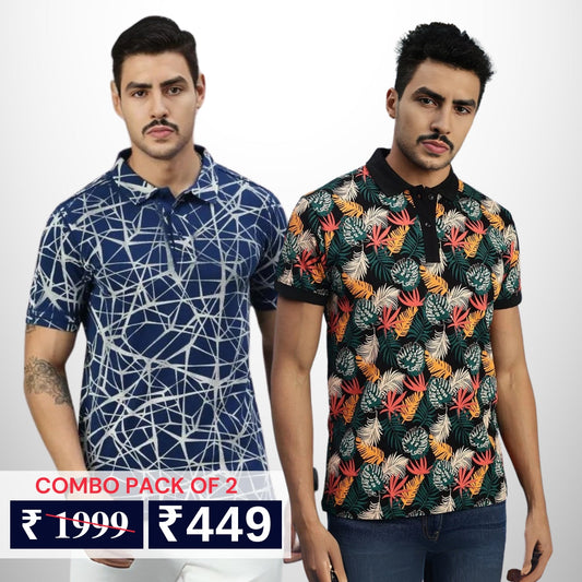 Pack of 2 polo T- Shirts Classic Comfort : For Every Occasion