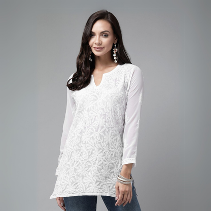 4 Combo Pack Cotton Short Kurtis | Summer Cotton Bliss | 3/4 Sleeve