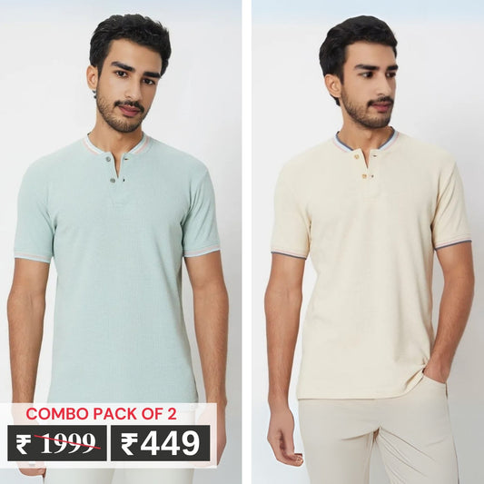 Pack of 2 Polo T- Shirts Classic Comfort : For Every Occasion