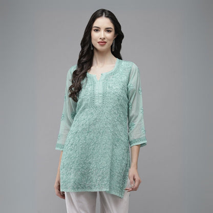 2-Pack Cotton Short Kurtis | Summer Cotton Bliss | 3/4 Sleeve