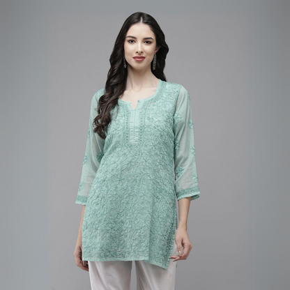 4 Combo Pack Cotton Short Kurtis | Summer Cotton Bliss | 3/4 Sleeve