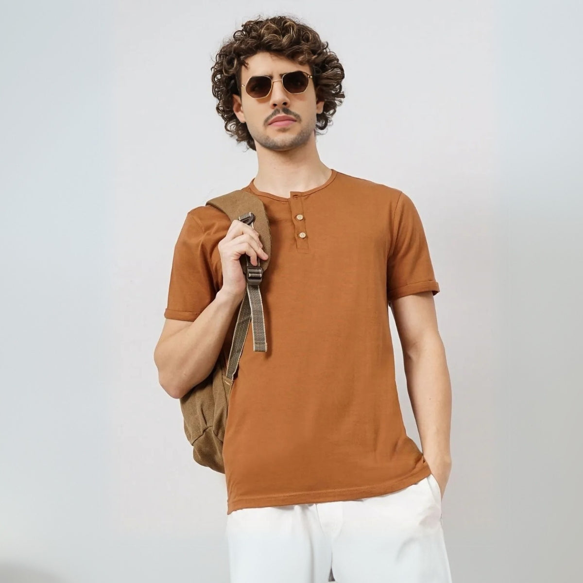 Style with a 5-Pack of Premium Half-Sleeve T-Shirts for Men