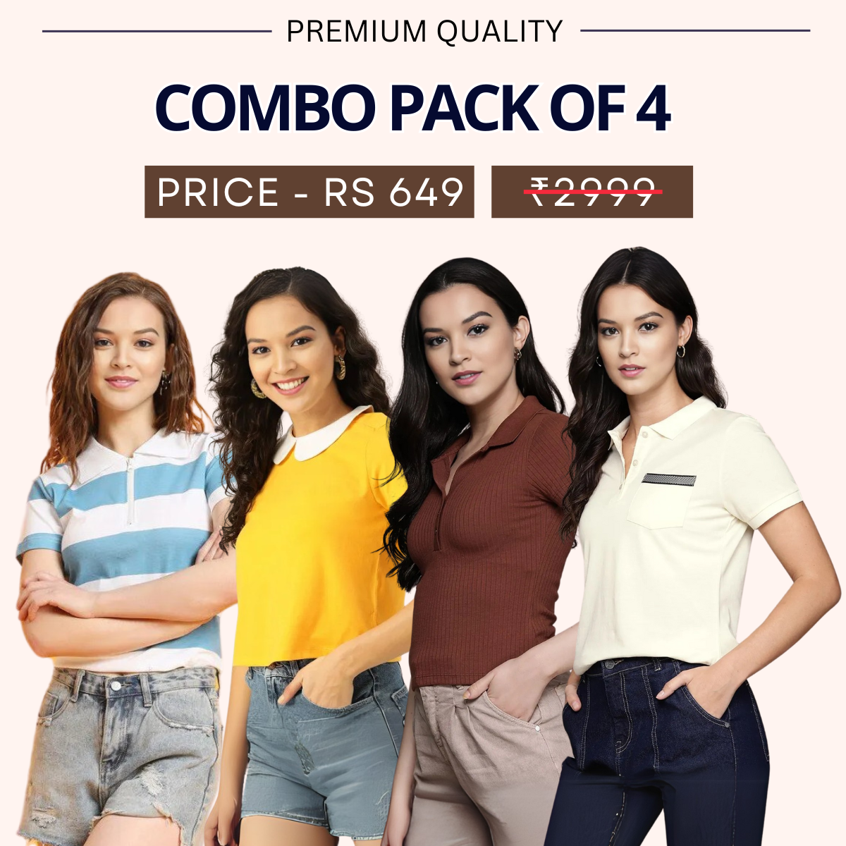 Style Made Simple: Discover Your 4-Pack Tee Collection