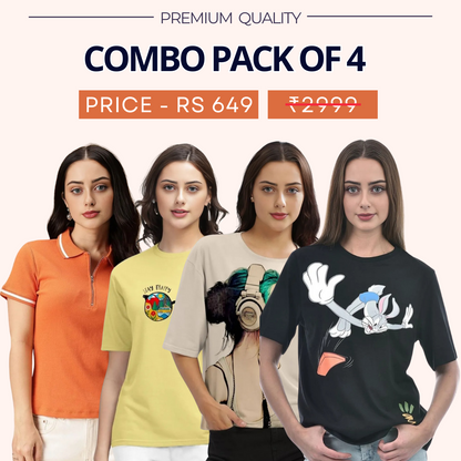 Style Made Simple: Discover Your 4-Pack Tee Collection