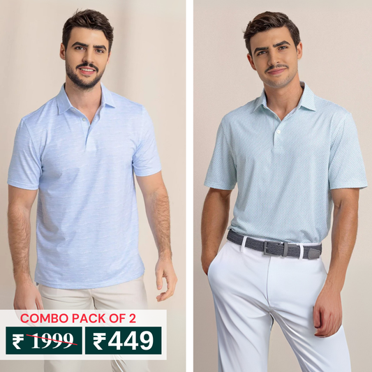 Pack of 2 Polo T- Shirts Classic Comfort : For Every Occasion