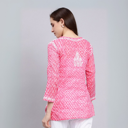 2-Pack Cotton Short Kurtis | Summer Cotton Bliss | 3/4 Sleeve