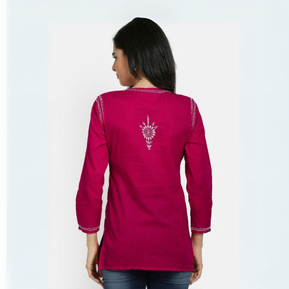 2-Pack Cotton Short Kurtis | Summer Cotton Bliss | 3/4 Sleeve