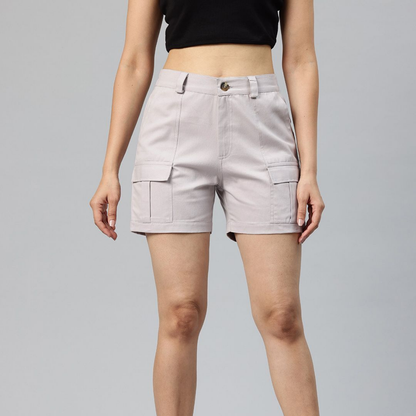 Gorgeous Floral Print Shorts for Women - Regular Fit Cotton