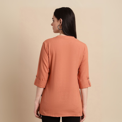 3 Combo Pack Cotton Short Kurtis | Summer Cotton Bliss | 3/4 Sleeve