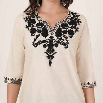 3 Combo Pack Cotton Short Kurtis | Summer Cotton Bliss | 3/4 Sleeve