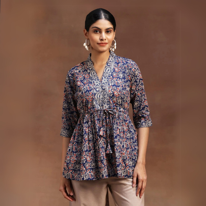 4 Combo Pack Cotton Short Kurtis | Summer Cotton Bliss | 3/4 Sleeve