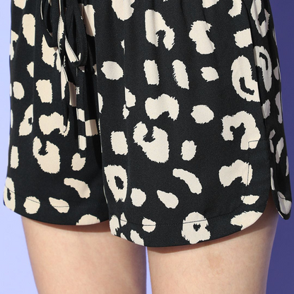 Gorgeous Floral Printed Regular Fit Cotton Shorts for Women | Pack Of 2