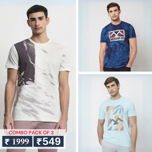 Combo Pack Of 3 | Men's Polo T-Shirts | Stylish & Comfortable