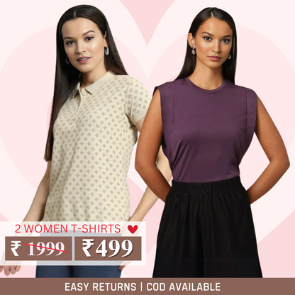 Grab Your 2 Pack of Women’s Polo T-Shirts Today