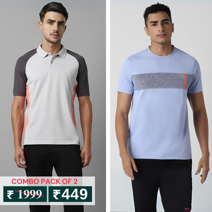 Pack of 2 Polo T- Shirts Classic Comfort : For Every Occasion